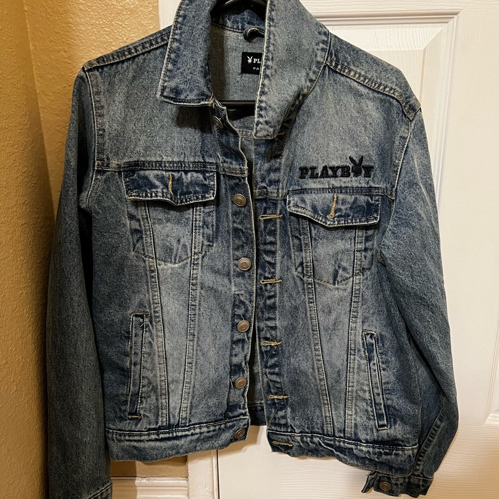 Limited edition playboy jean jacket